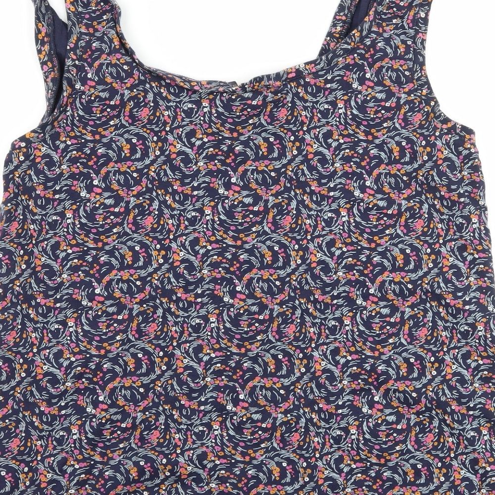 Marks and Spencer Womens Blue Floral  Basic Tank Size 20