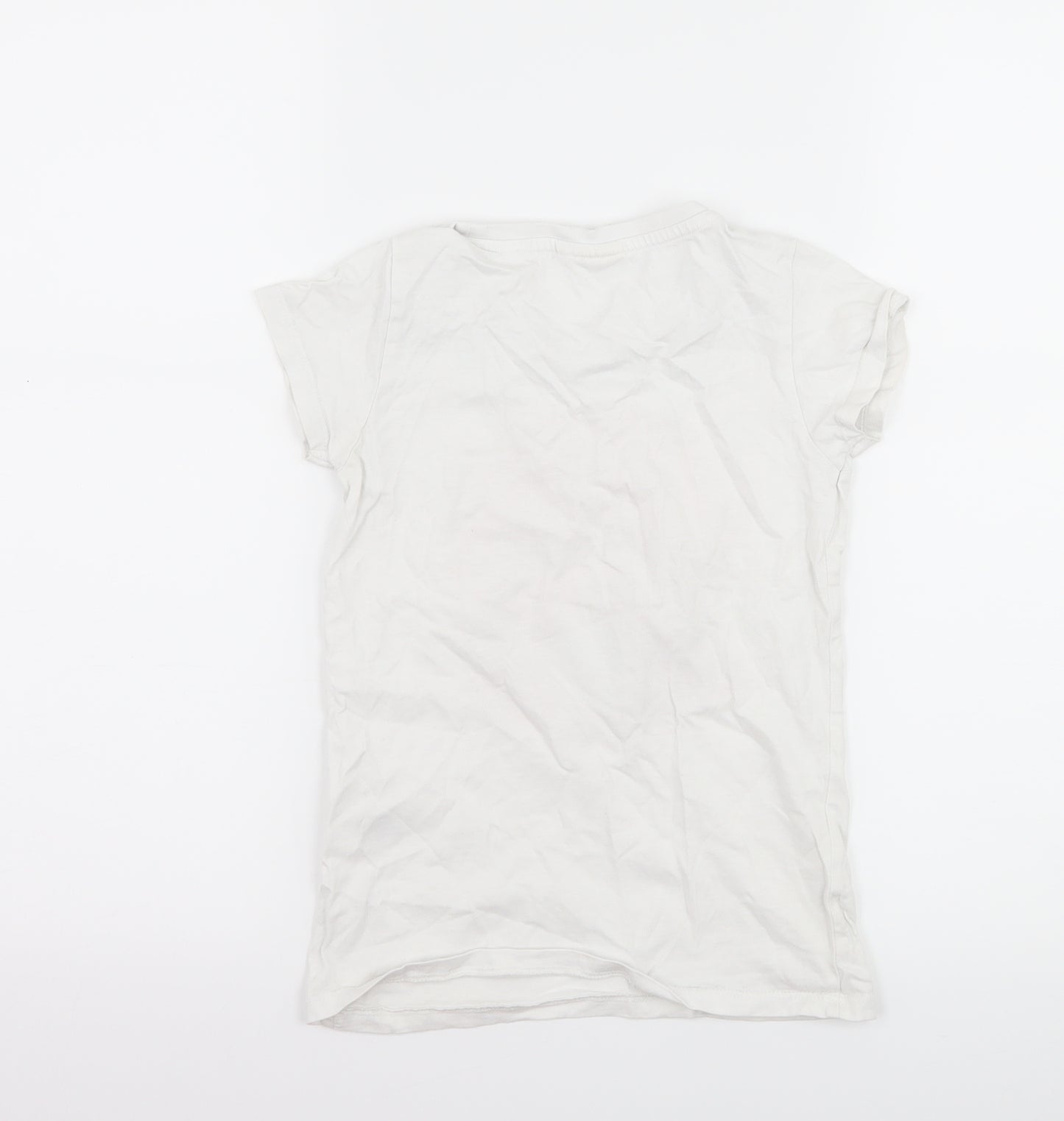 Salt Rock Girls White   Basic T-Shirt Size 6-7 Years  - Mermaid