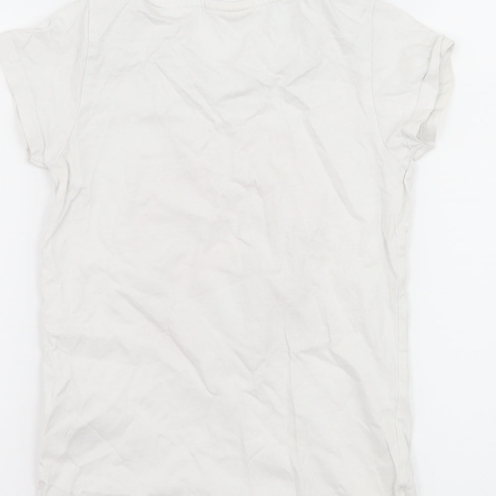 Salt Rock Girls White   Basic T-Shirt Size 6-7 Years  - Mermaid