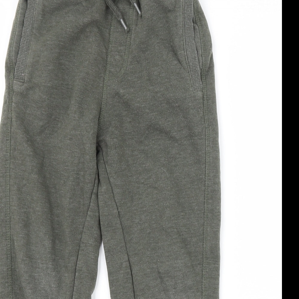 Nutmeg Boys Green   Jogger Trousers Size 4-5 Years
