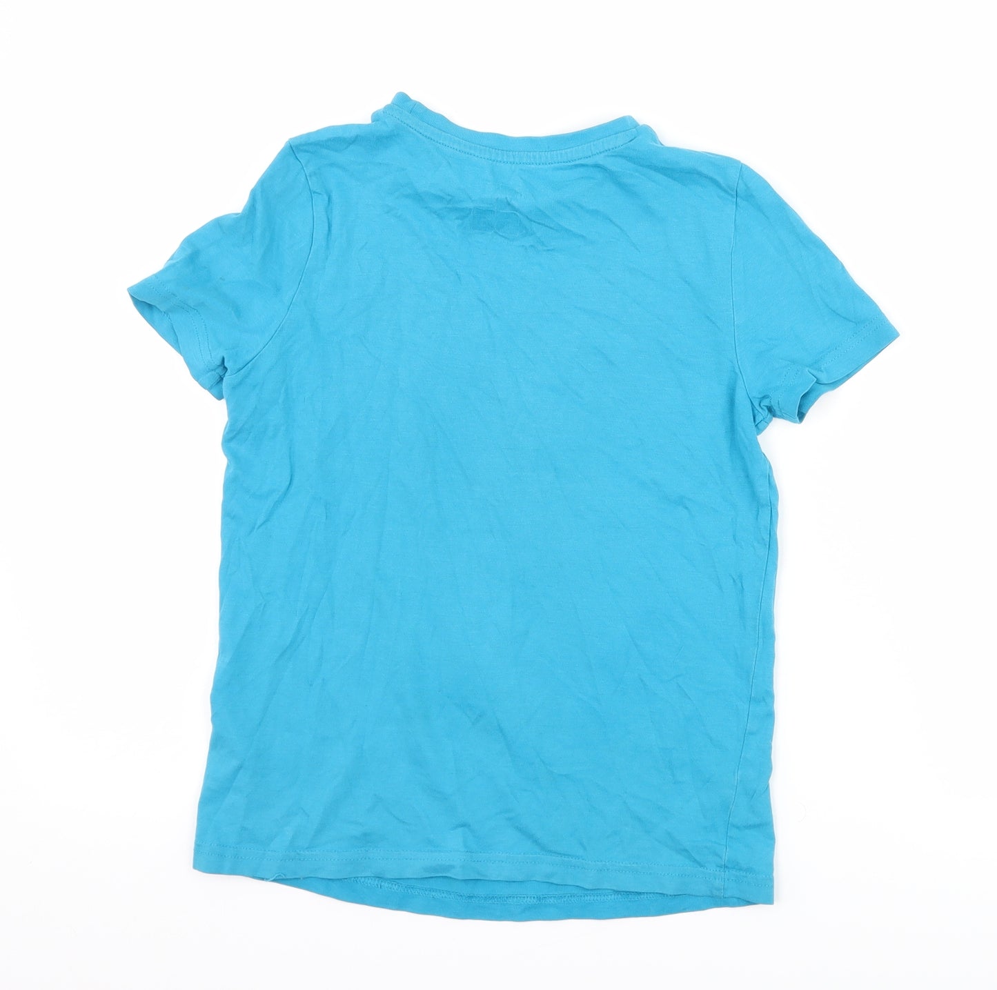 F&F Boys Blue   Basic T-Shirt Size 7-8 Years  - banana