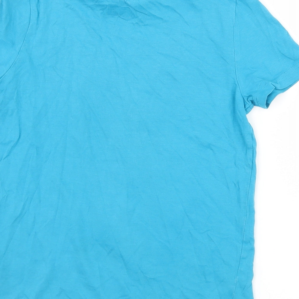 F&F Boys Blue   Basic T-Shirt Size 7-8 Years  - banana