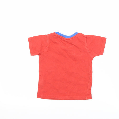 Lily & Jack Boys Red   Basic T-Shirt Size 12-18 Months  - DInosaur