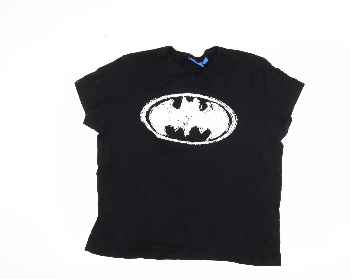 Primark Mens Black    T-Shirt Size 2XL  - batman
