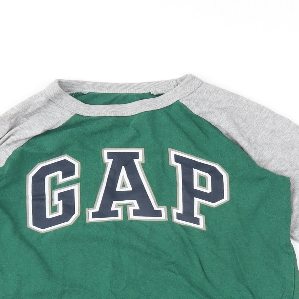 Gap Boys Green   Basic T-Shirt Size 5 Years