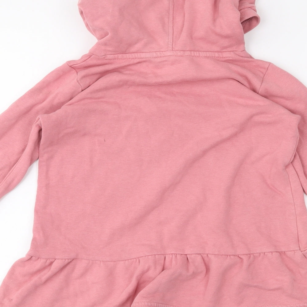 George Girls Pink   Pullover Hoodie Size 4-5 Years