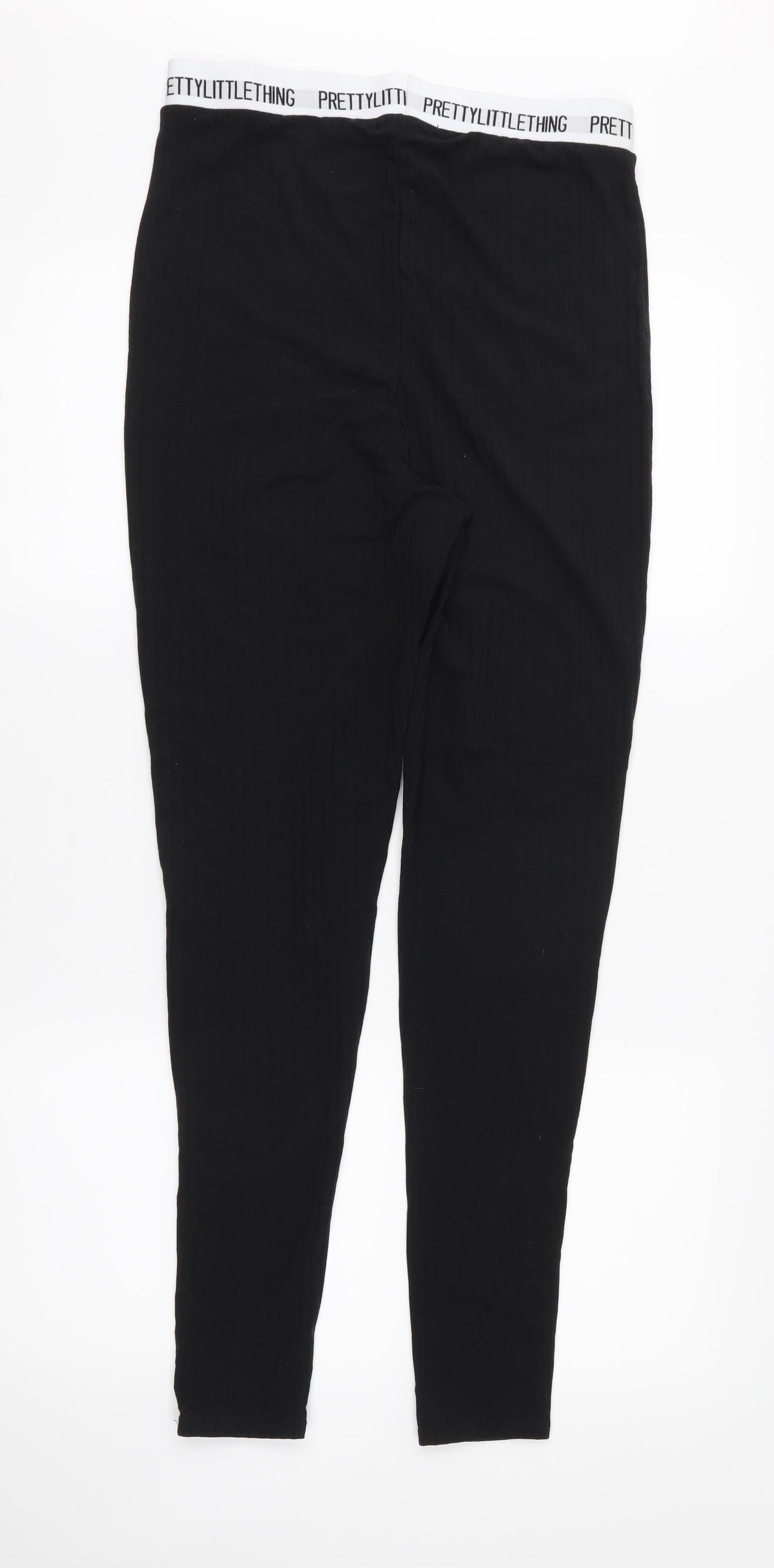 pretty little Thing Womens Black   Carpenter Leggings Size 12 L28 in