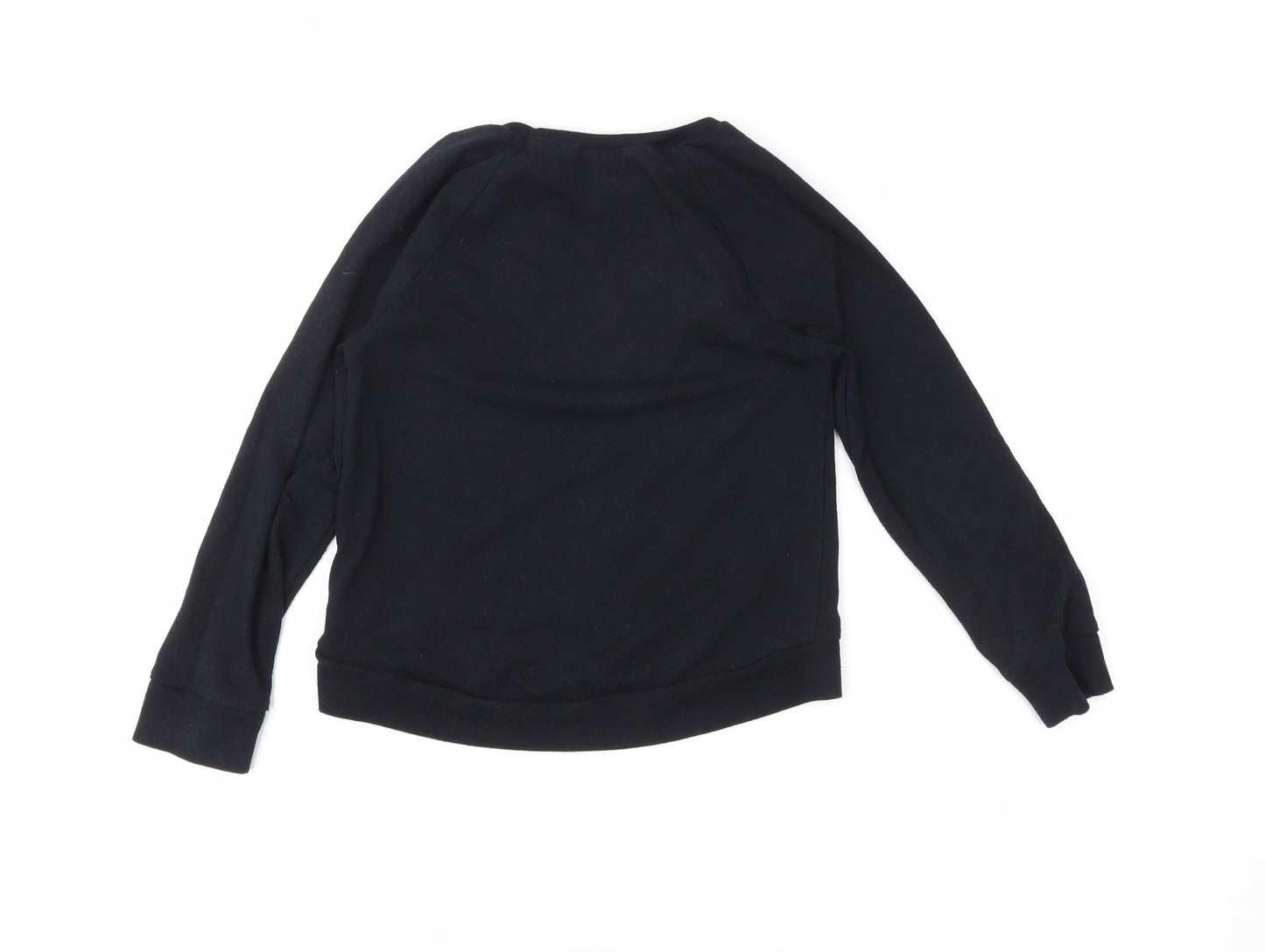 River Island Girls Black   Basic T-Shirt Size 5-6 Years