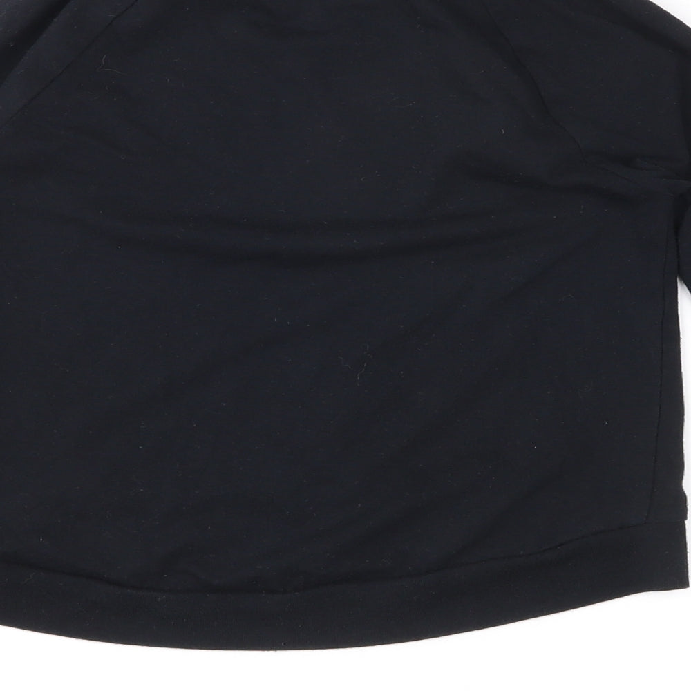 River Island Girls Black   Basic T-Shirt Size 5-6 Years