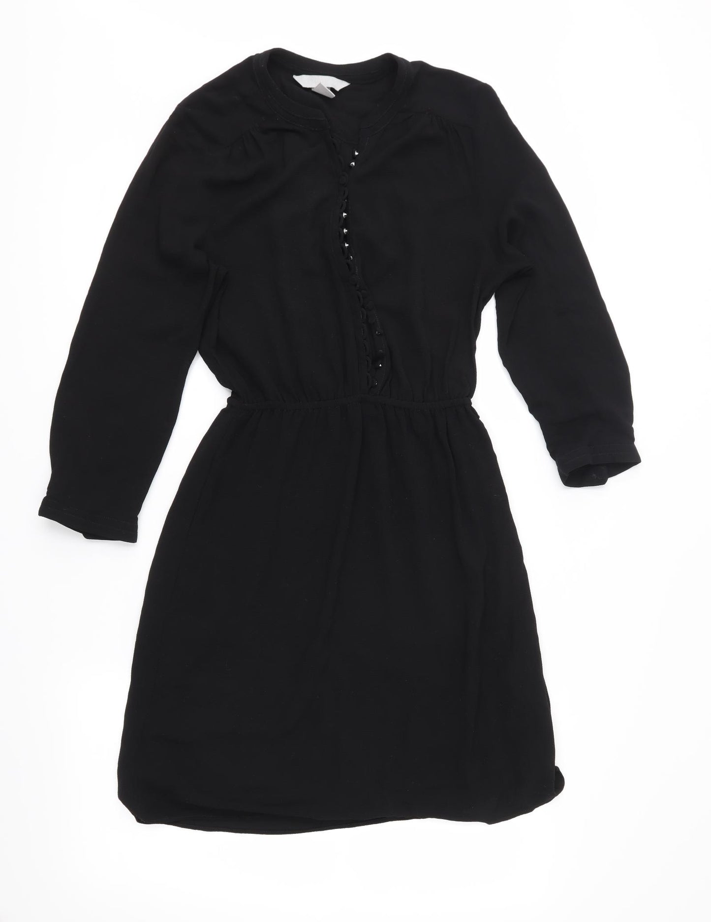 H&M Womens Black   A-Line  Size 8