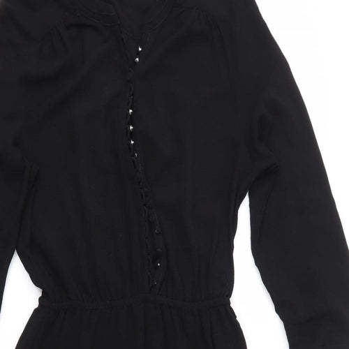 H&M Womens Black   A-Line  Size 8