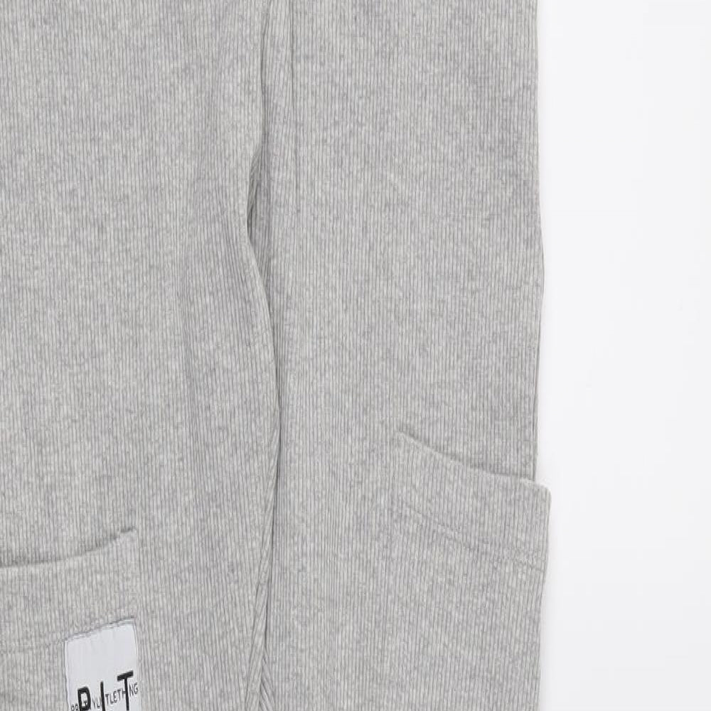 pretty little Thing Womens Grey   Carpenter Leggings Size 12 L29.5 in
