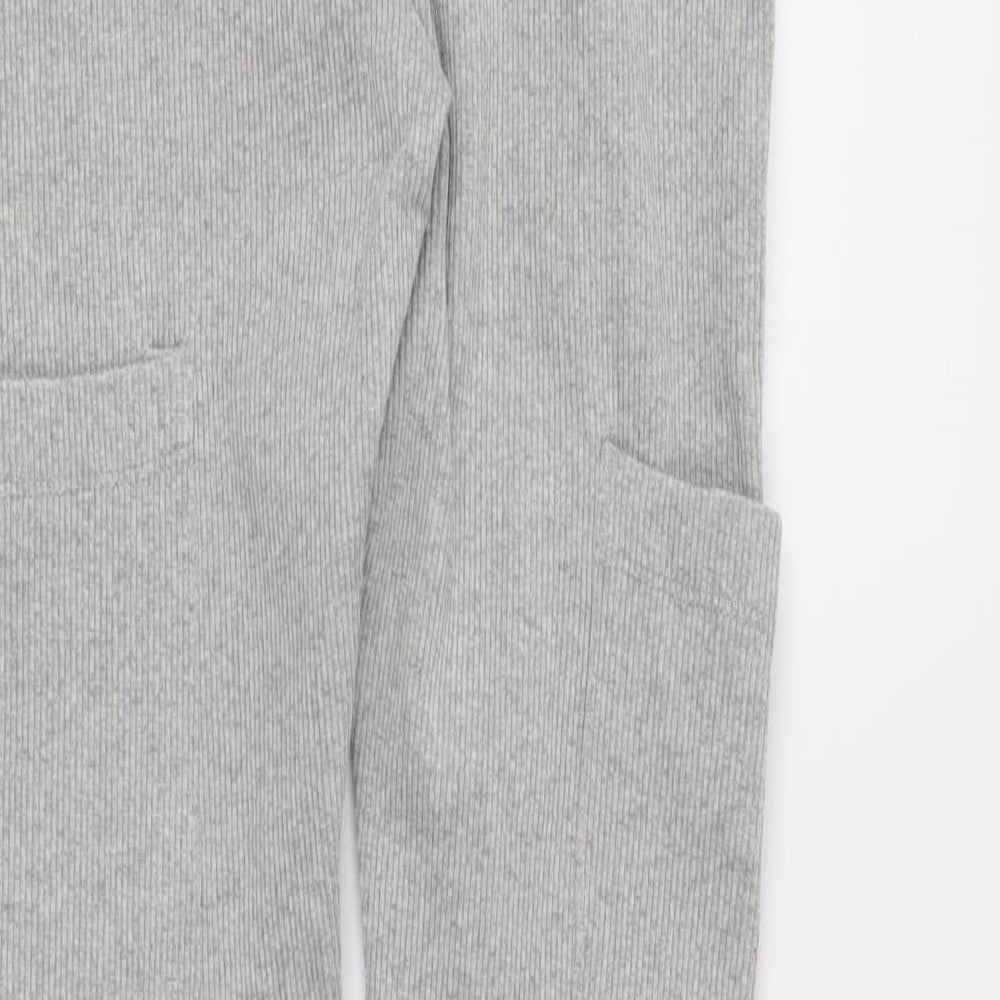 pretty little Thing Womens Grey   Carpenter Leggings Size 12 L29.5 in