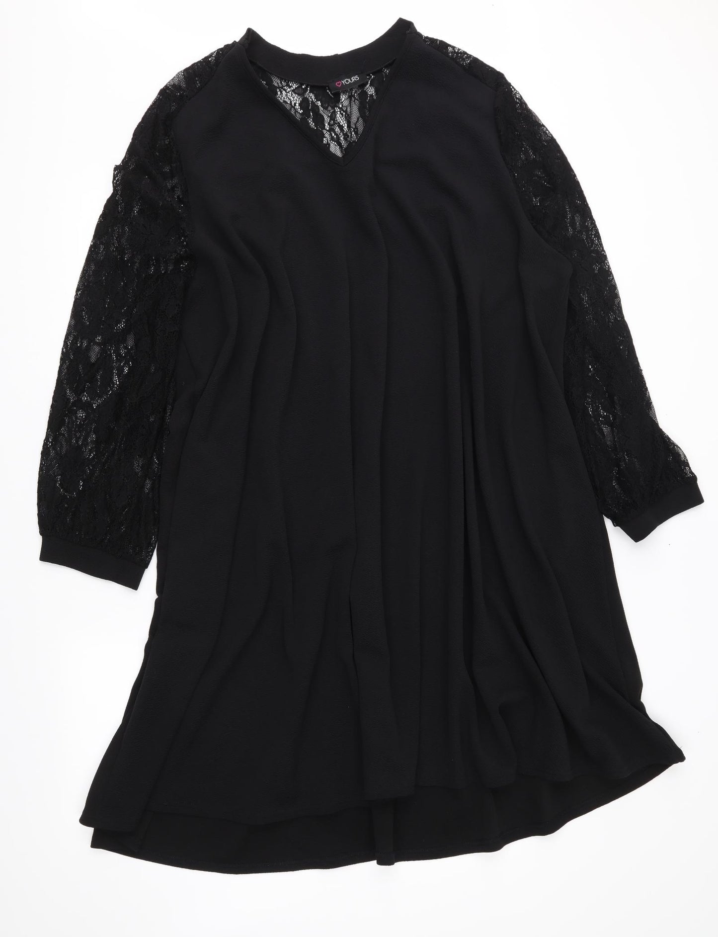 Yours Womens Black   Basic Blouse Size 26