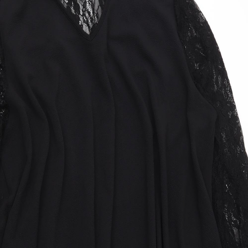 Yours Womens Black   Basic Blouse Size 26