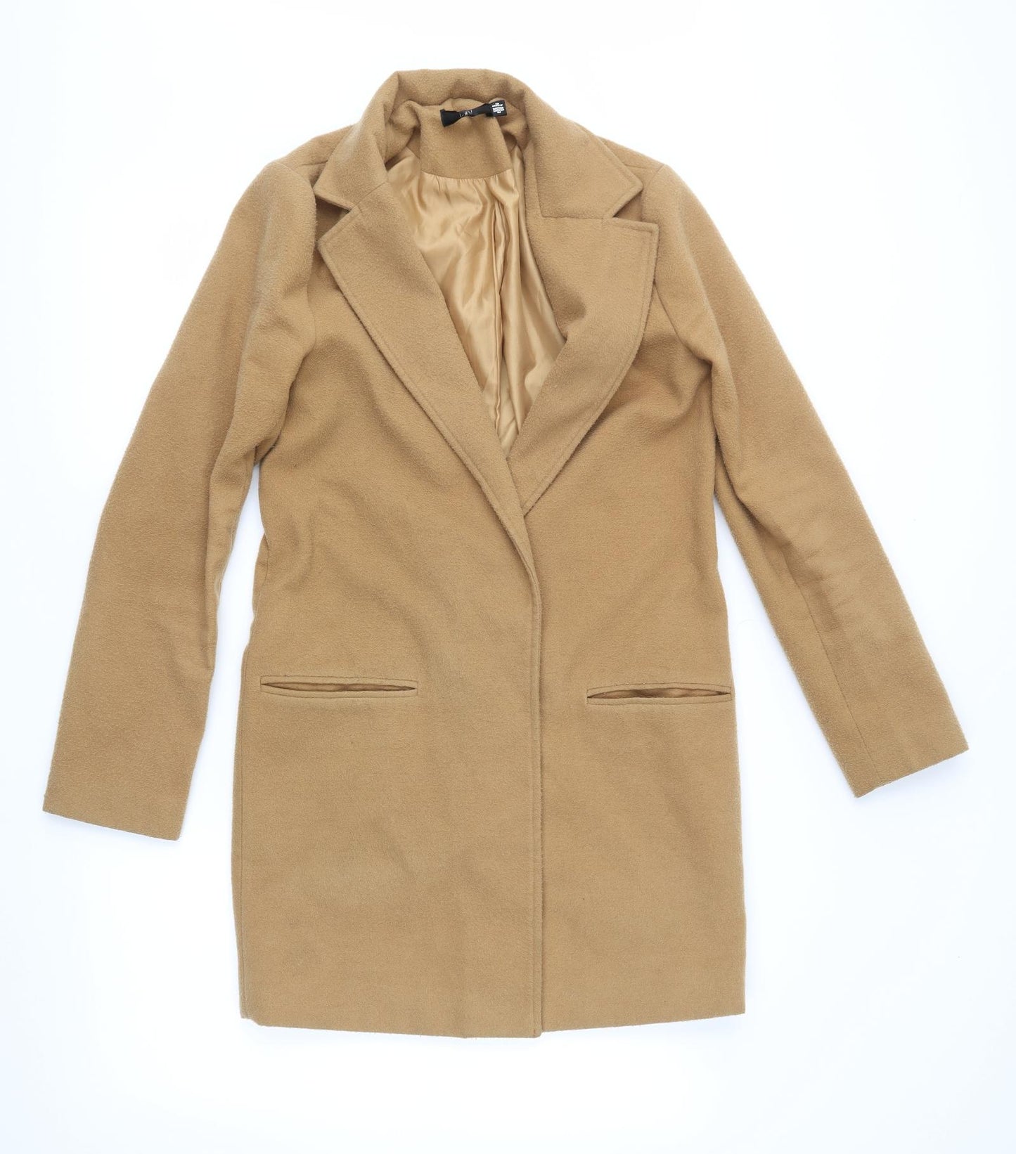 Missguided Womens Brown   Trench Coat Coat Size 8