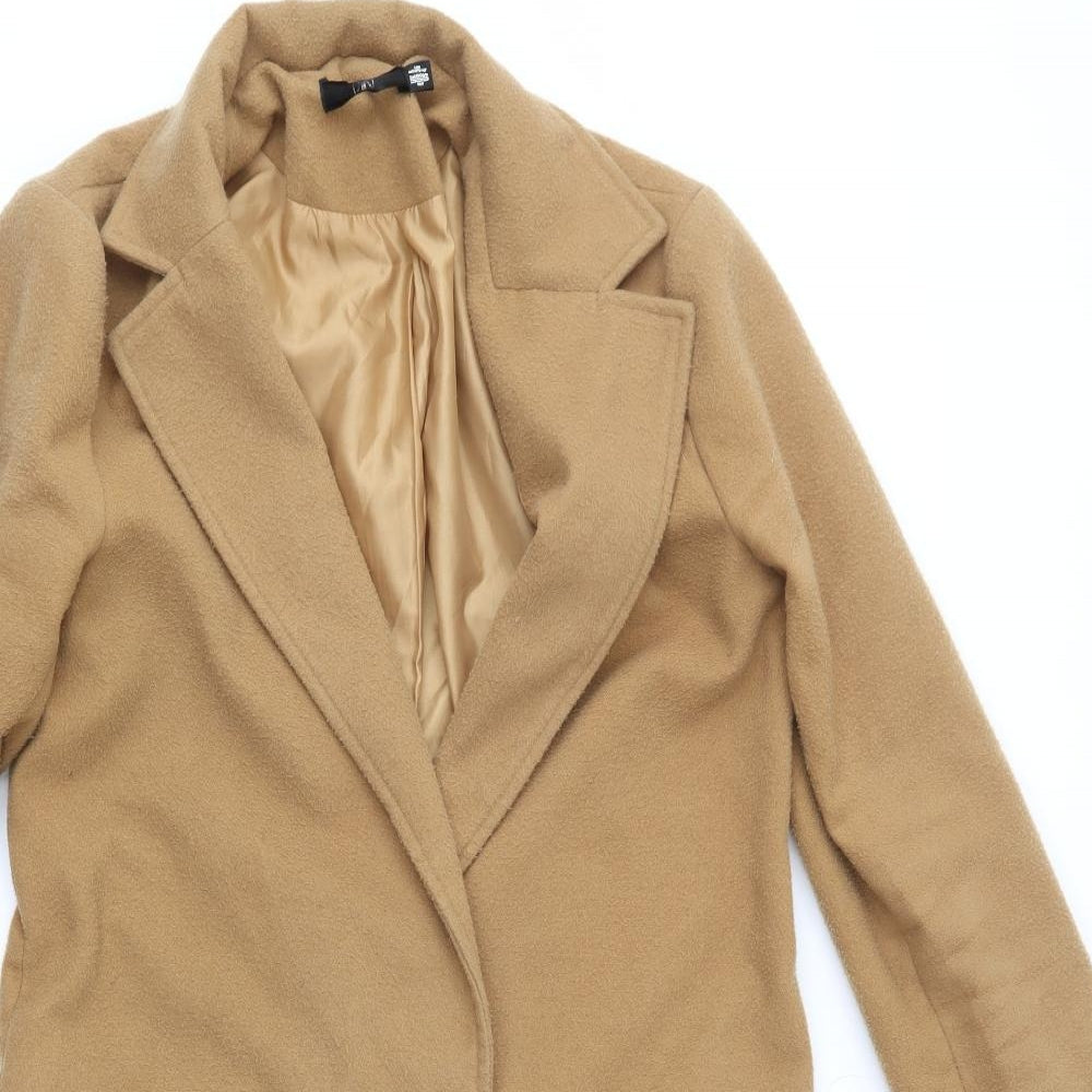 Missguided Womens Brown   Trench Coat Coat Size 8