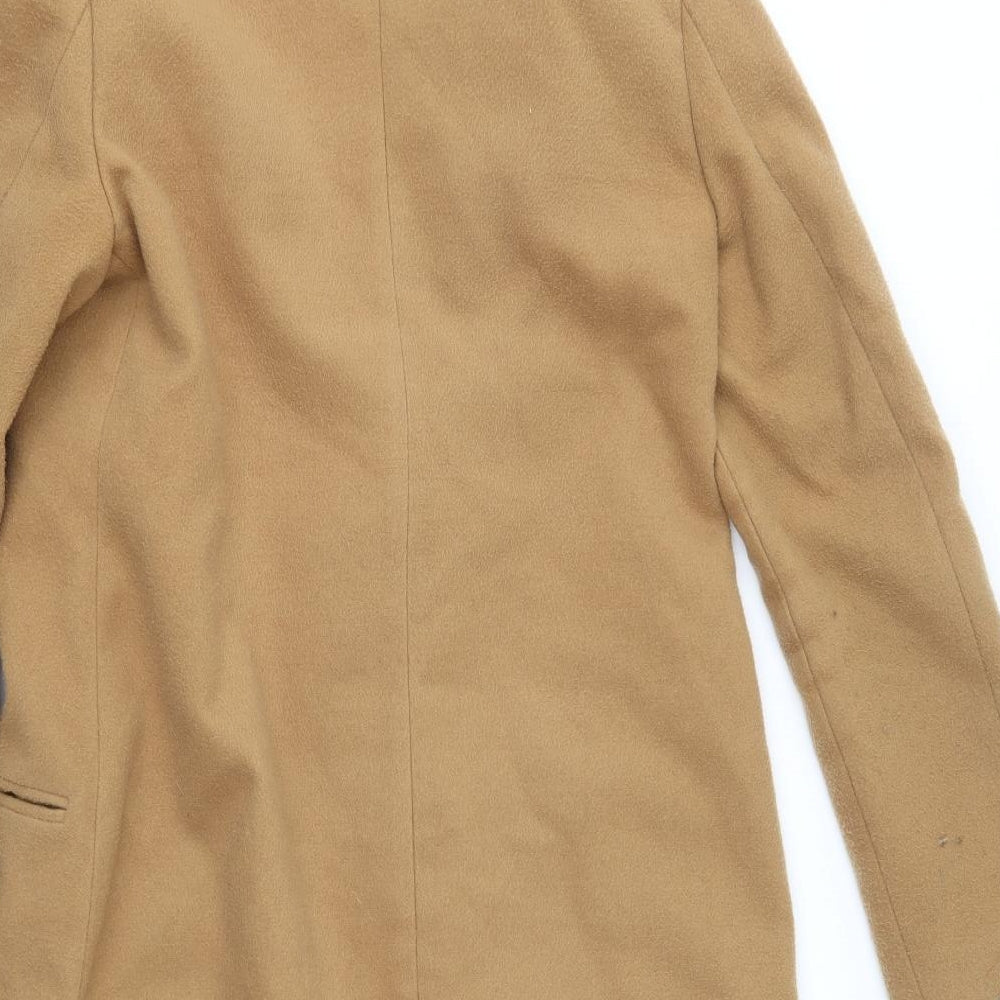 Missguided Womens Brown   Trench Coat Coat Size 8