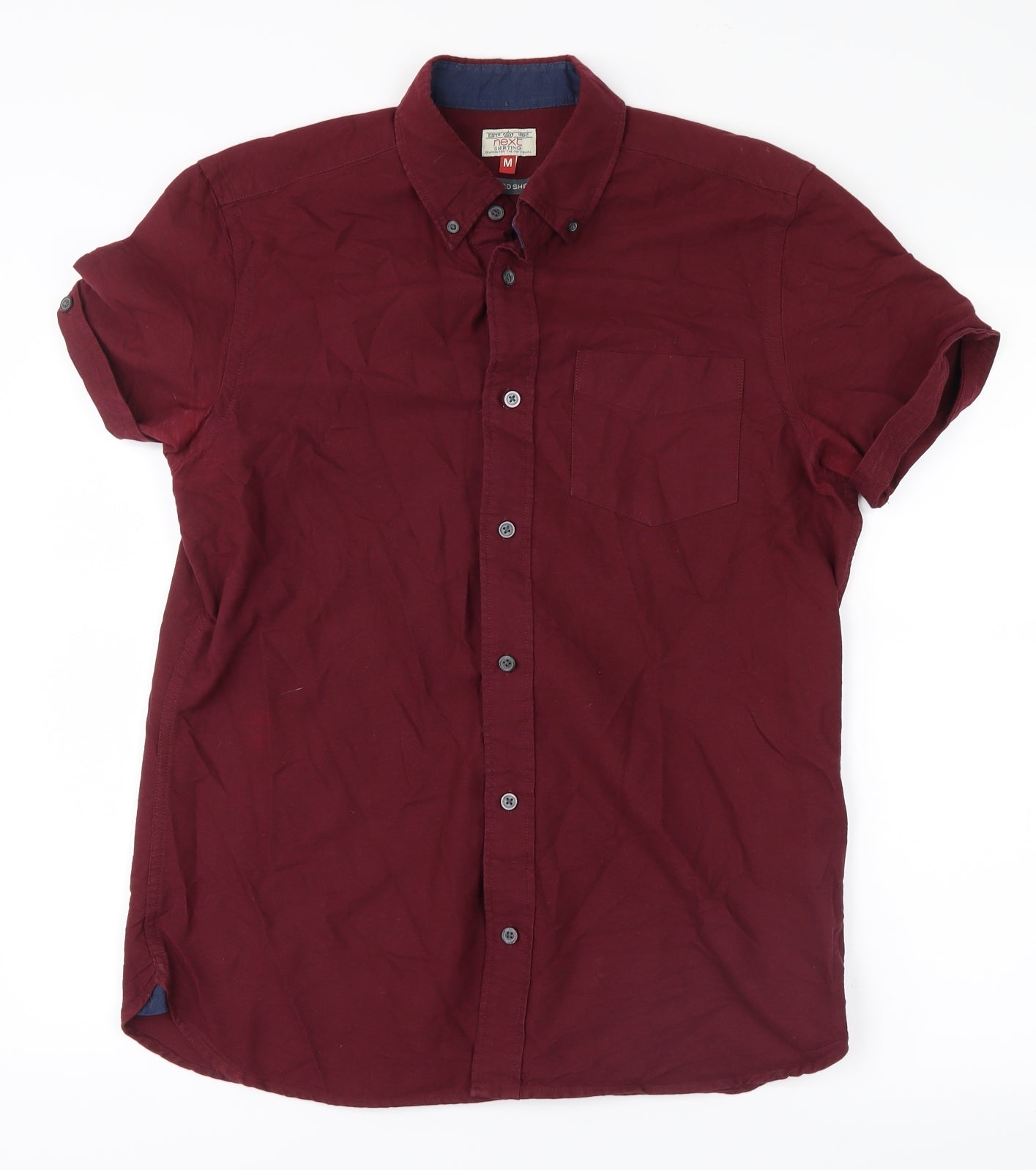 NEXT Mens Red    Button-Up Size M