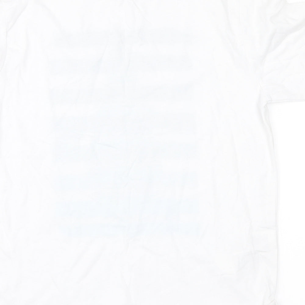 Penguin Womens White   Basic T-Shirt Size 8  - penguin