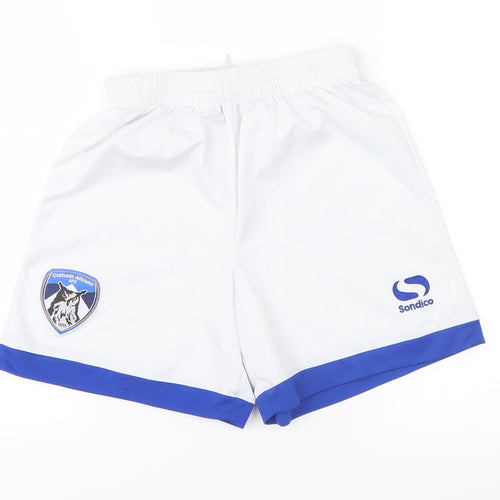 Sondico Boys White   Sweat Shorts Size 9-10 Years - Oldham Athletic AFC