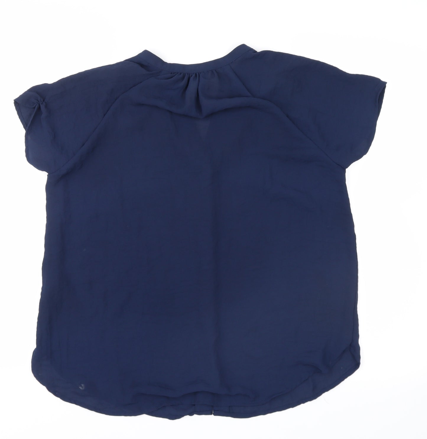 H&M Womens Blue   Basic Blouse Size 10