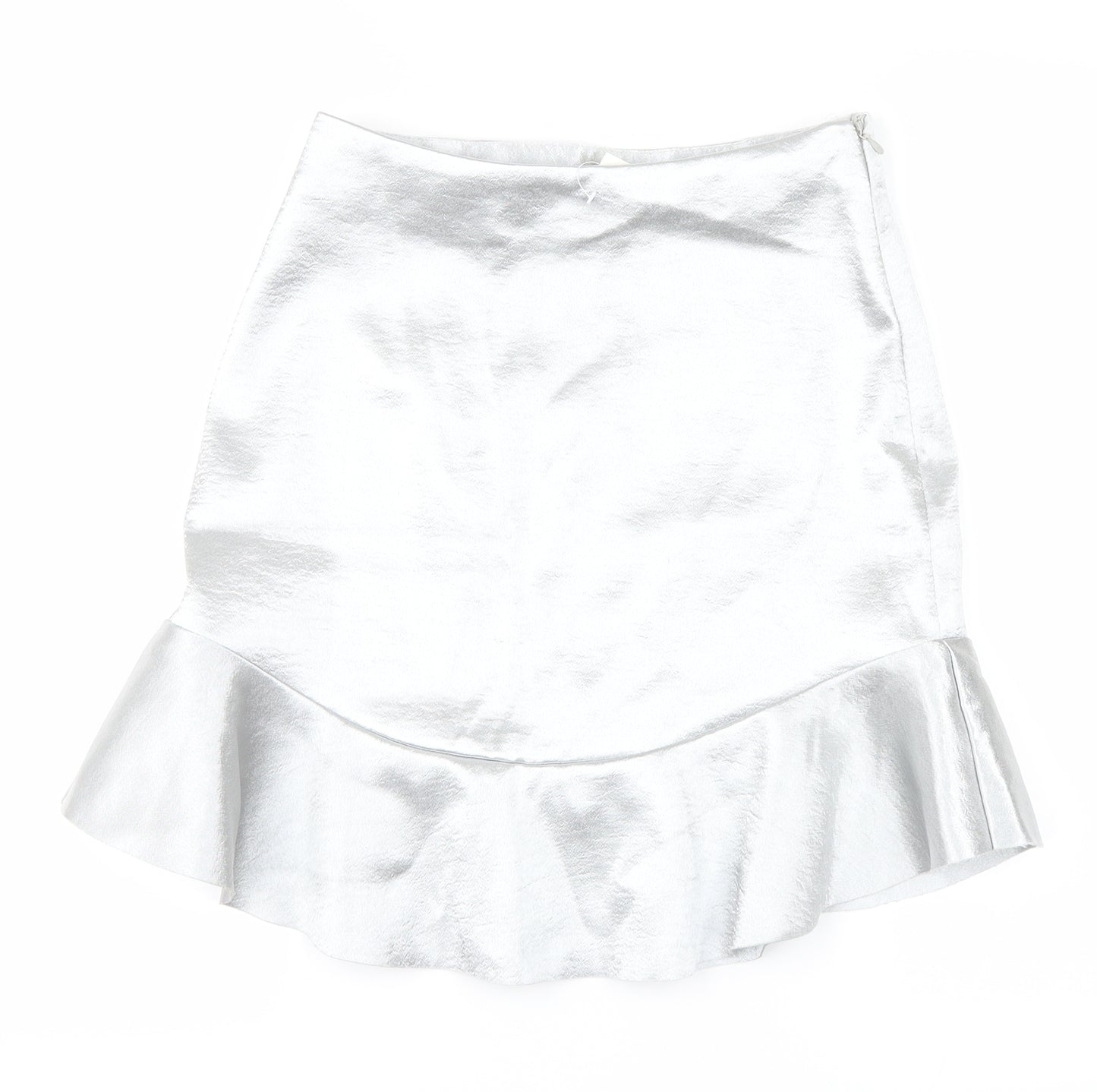 H&M Womens Silver   Trumpet Skirt Size 10