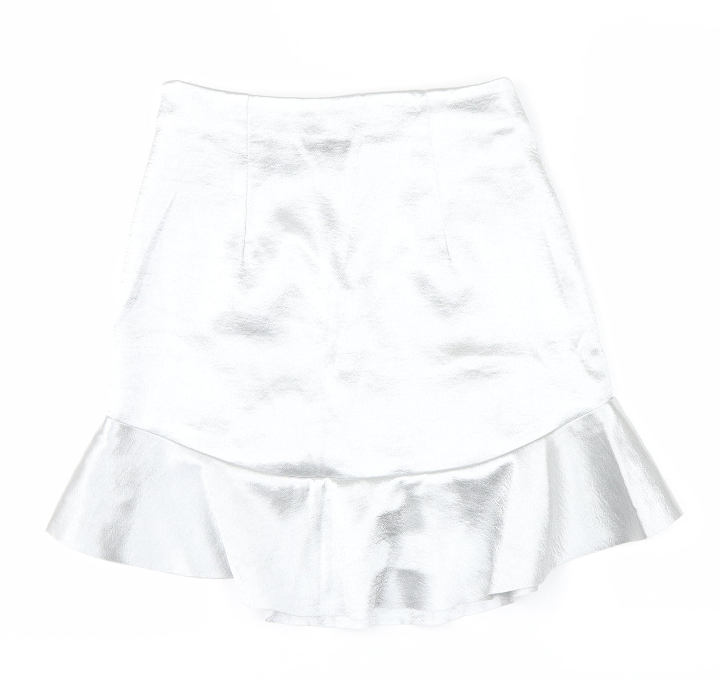 H&M Womens Silver   Trumpet Skirt Size 10
