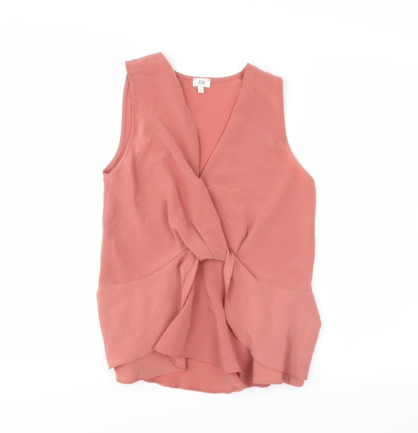 River Island Womens Pink   Basic Tank Size 6