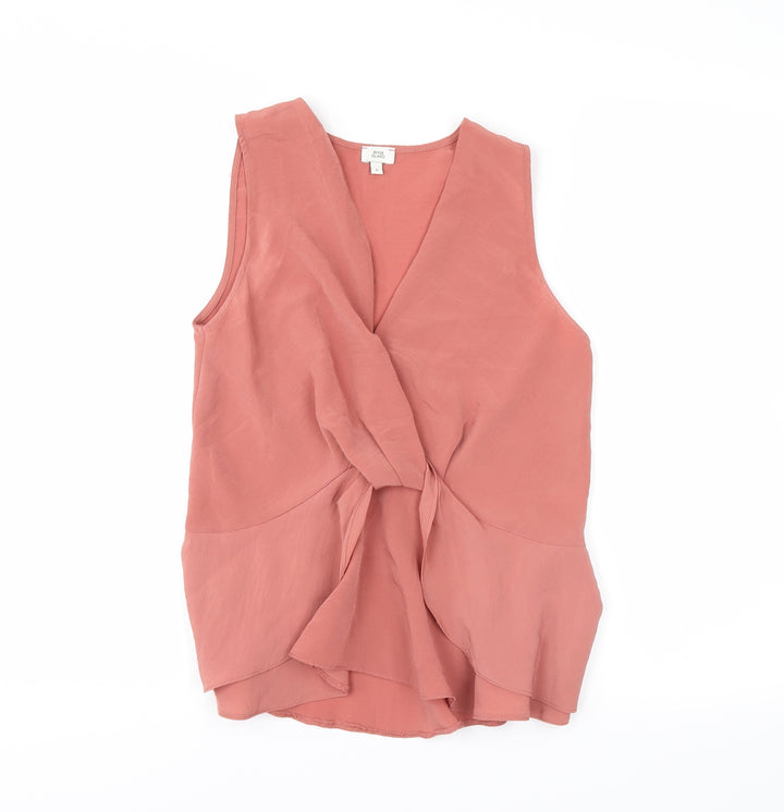 River Island Womens Pink   Basic Tank Size 6