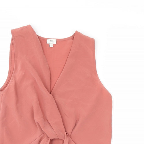 River Island Womens Pink   Basic Tank Size 6