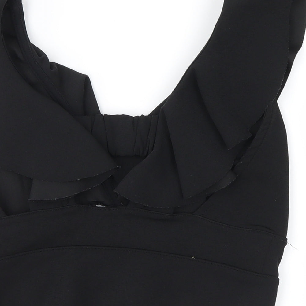 River Island Womens Black   Cropped Tank Size 6