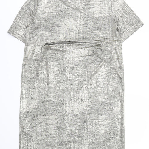 River Island Womens Gold   T-Shirt Dress  Size 8