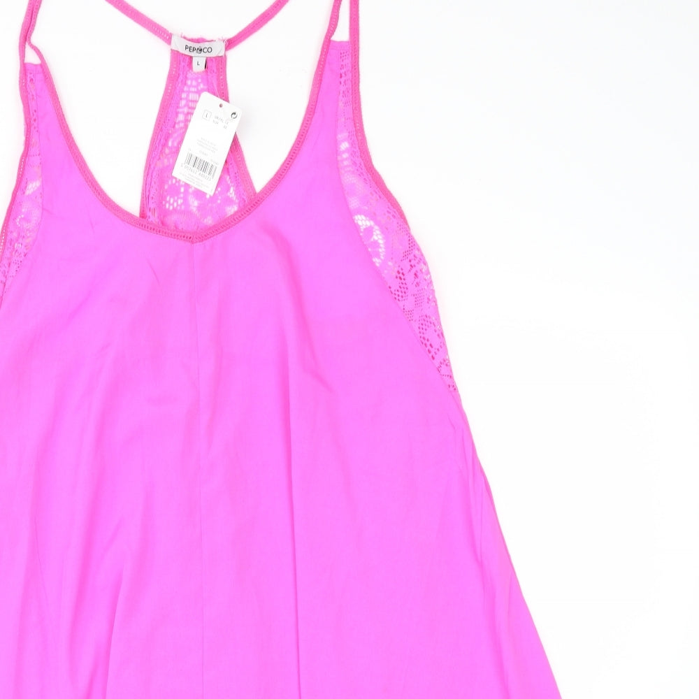 PEP & cO Womens Pink   Tank Dress  Size 14