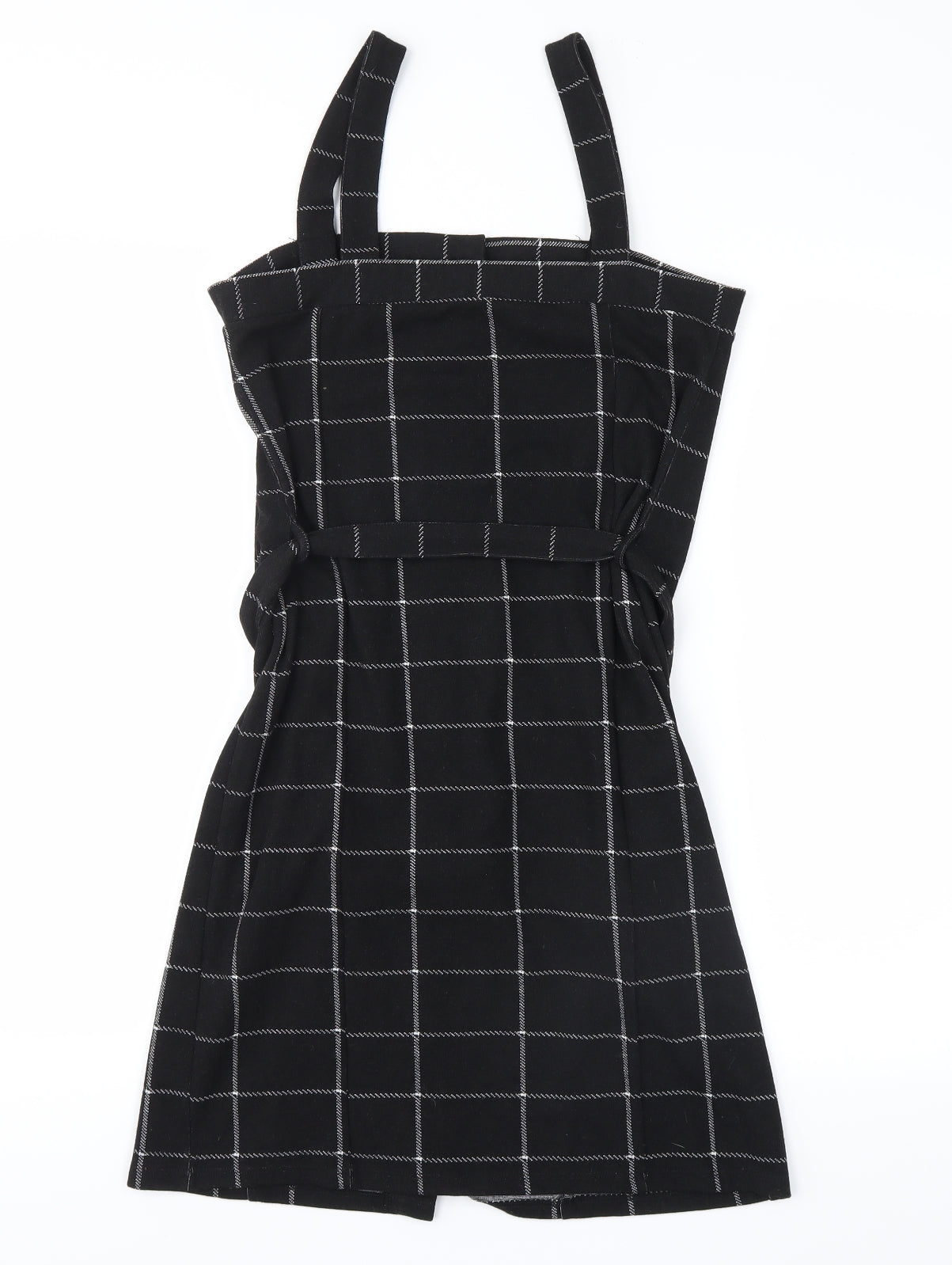 REDHERRING Womens Black Check  Tank Dress  Size 10