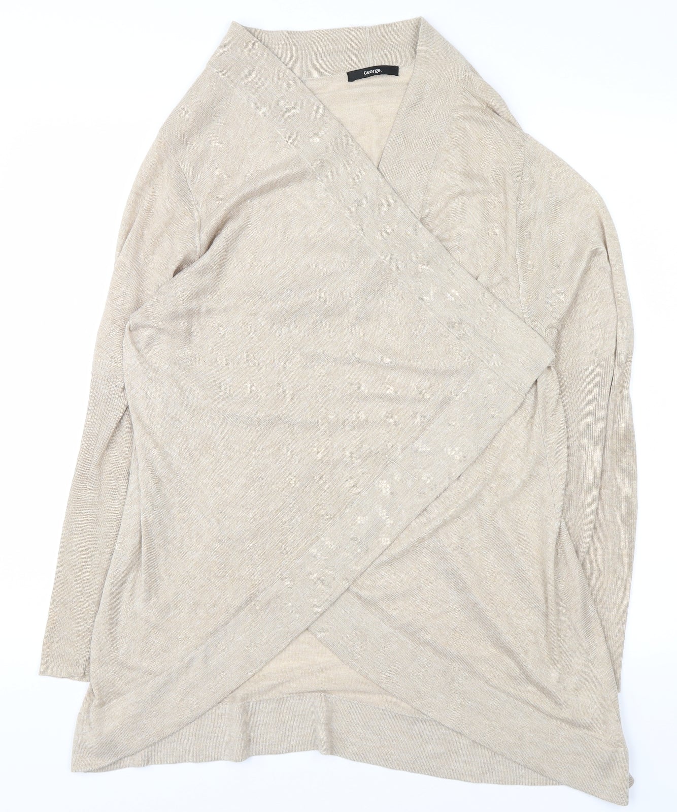 George Womens Beige   Cardigan Jumper Size 20