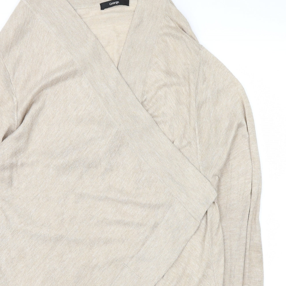 George Womens Beige   Cardigan Jumper Size 20