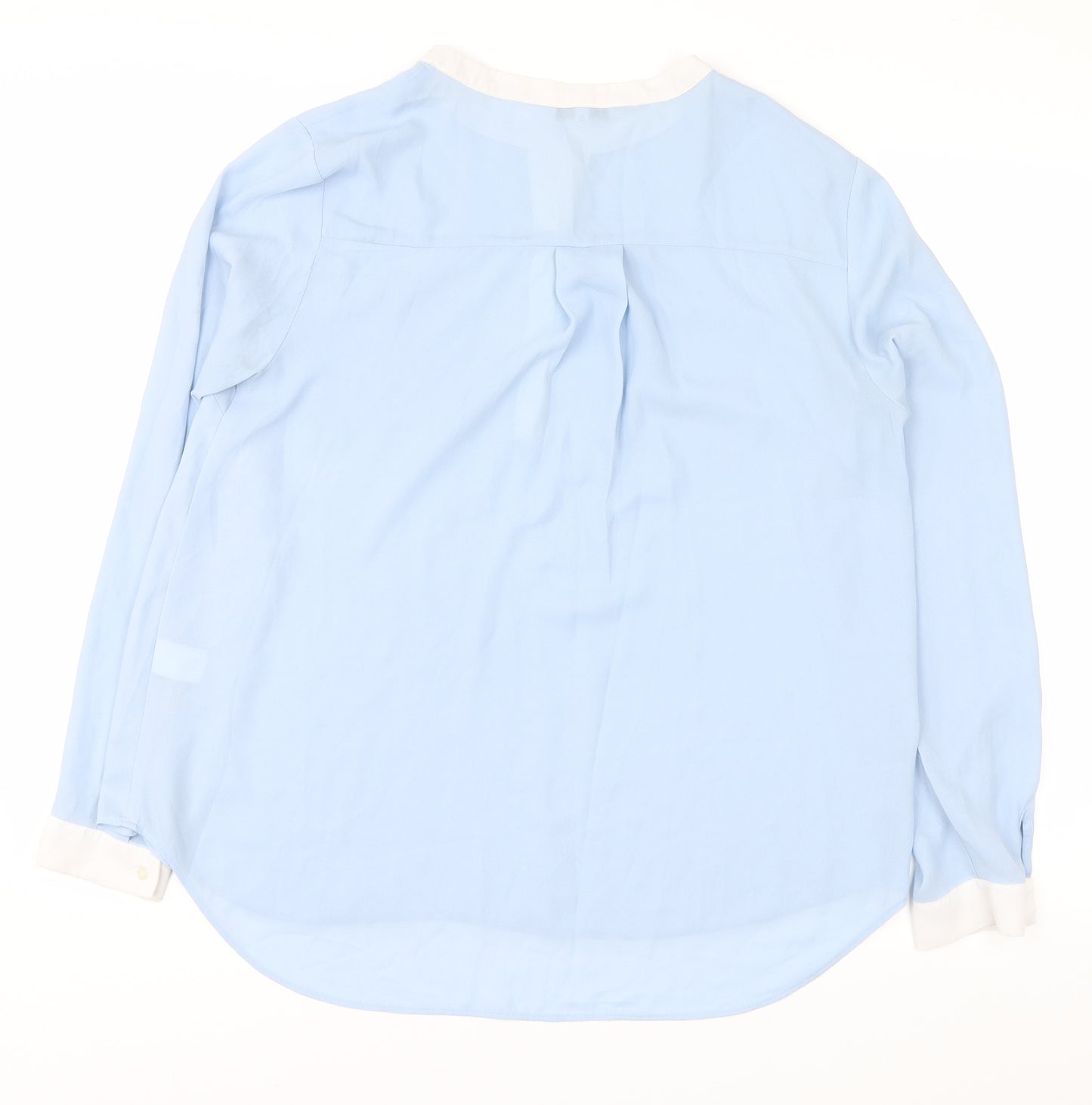 NEXT Womens Blue   Basic Button-Up Size 10