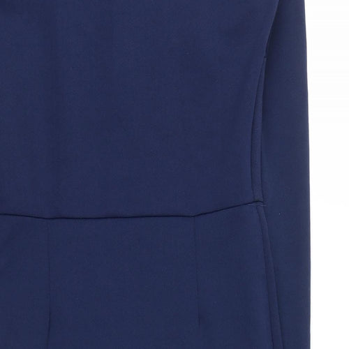 I SAW IT FIRST Womens Blue   Shirt Dress  Size 8