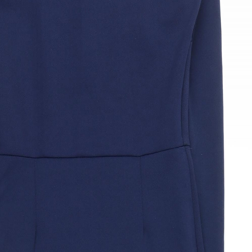 I SAW IT FIRST Womens Blue   Shirt Dress  Size 8