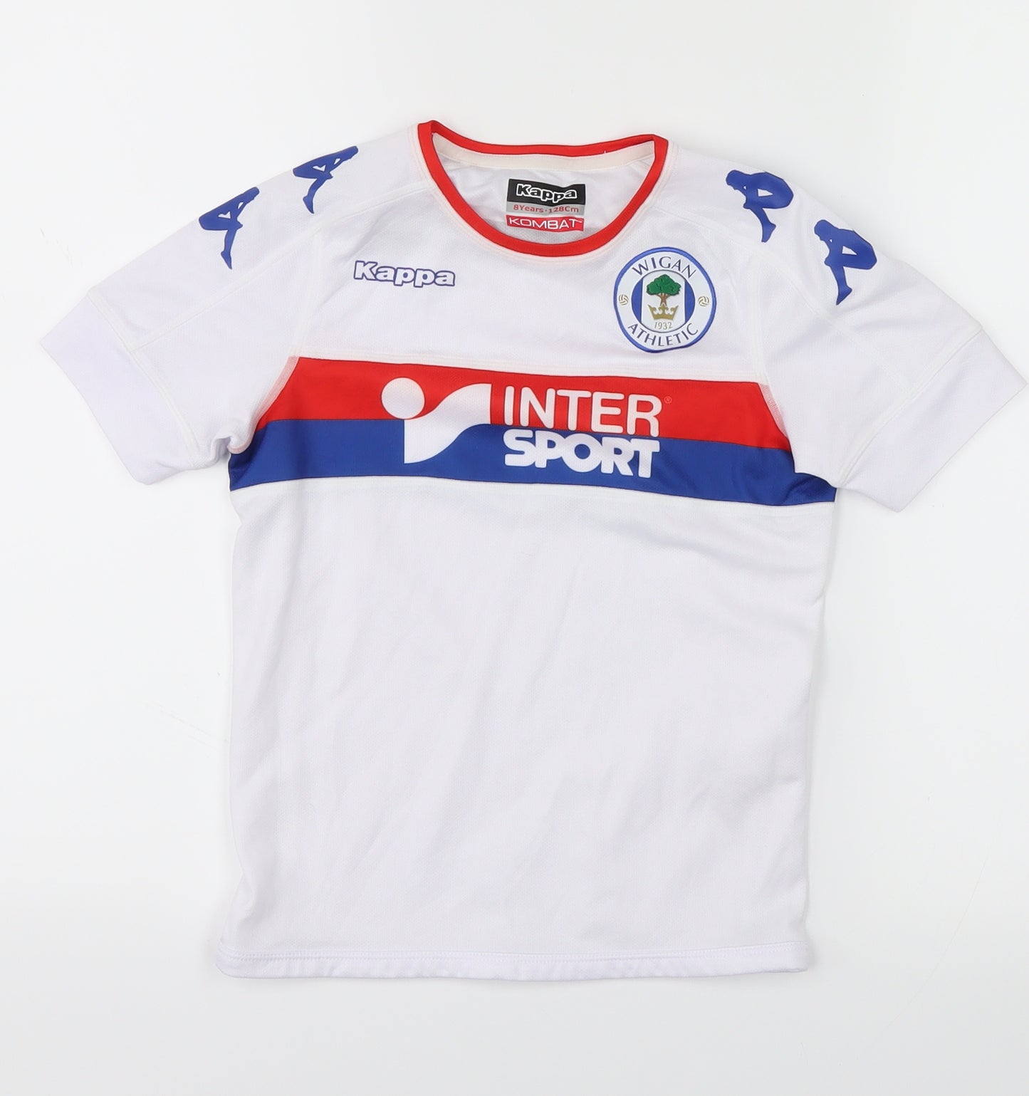 Kappa Boys White   Basic T-Shirt Size 8 Years  - intersport