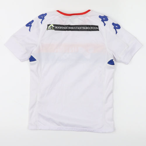 Kappa Boys White   Basic T-Shirt Size 8 Years  - intersport