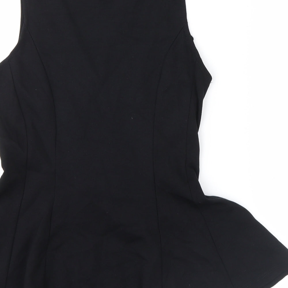 no brand Womens Black   Basic Blouse Size S