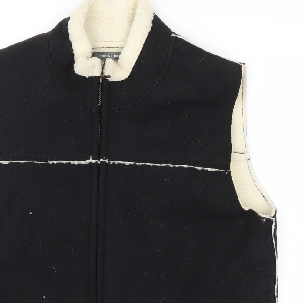 dunnes Womens Black   Jacket Waistcoat Size 14