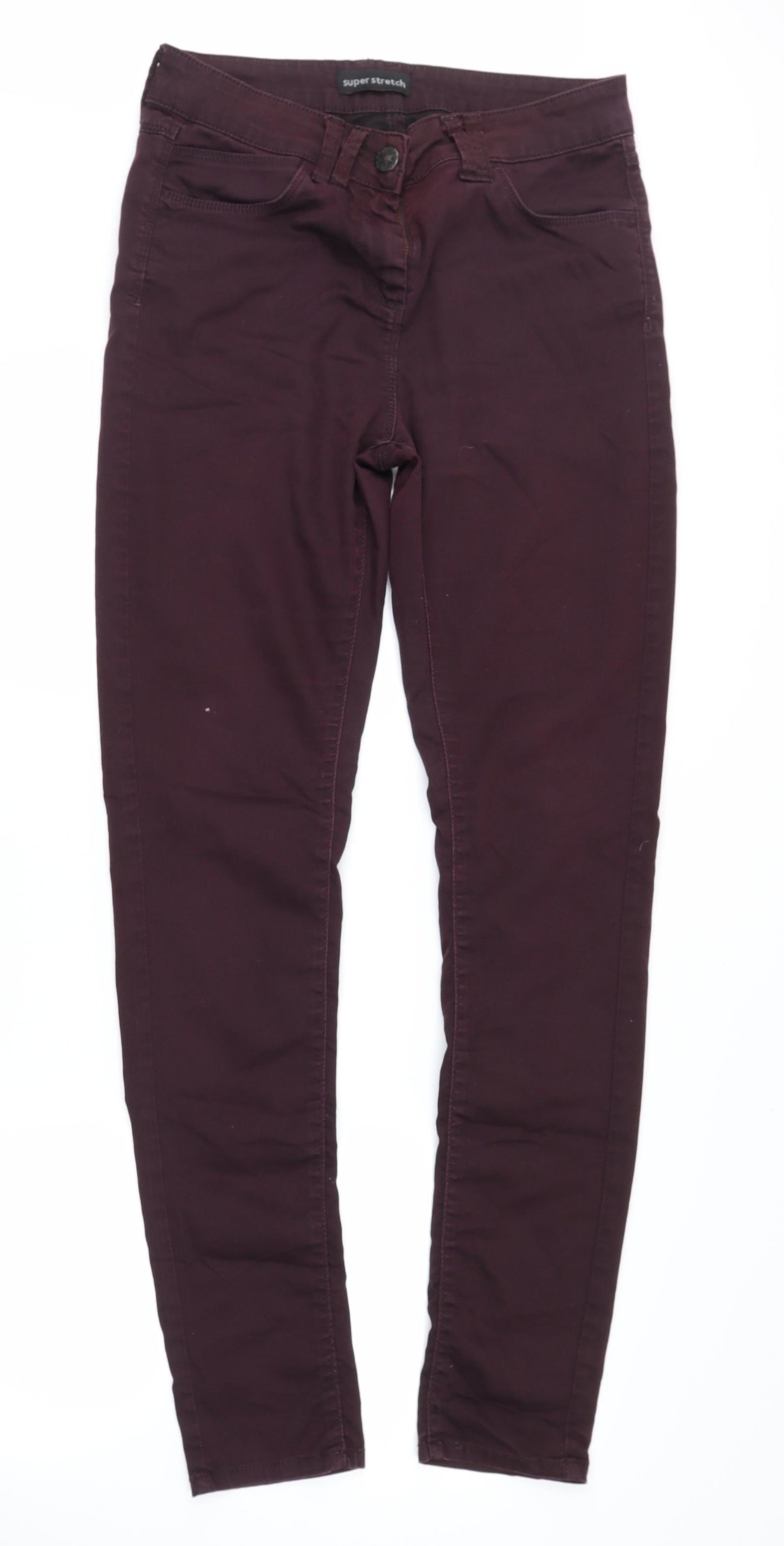Marks and Spencer Womens Purple   Straight Jeans Size 12