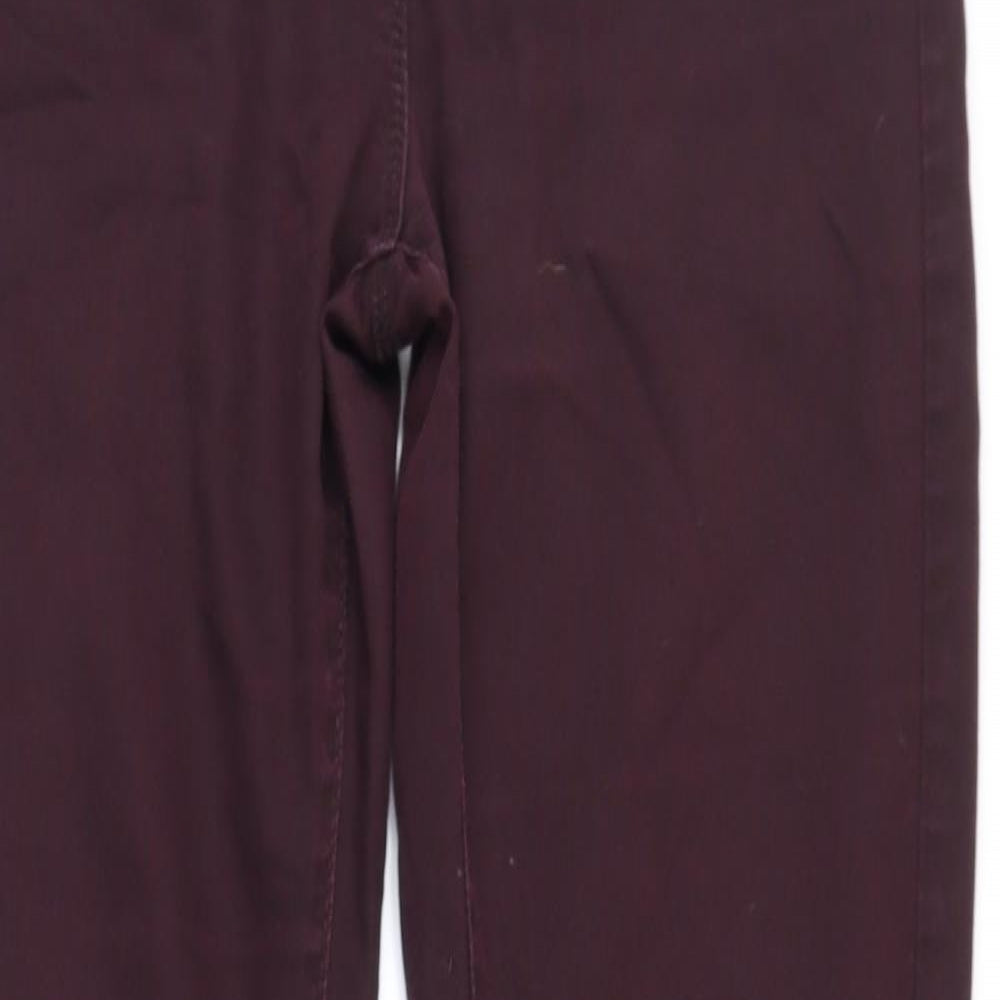 Marks and Spencer Womens Purple   Straight Jeans Size 12