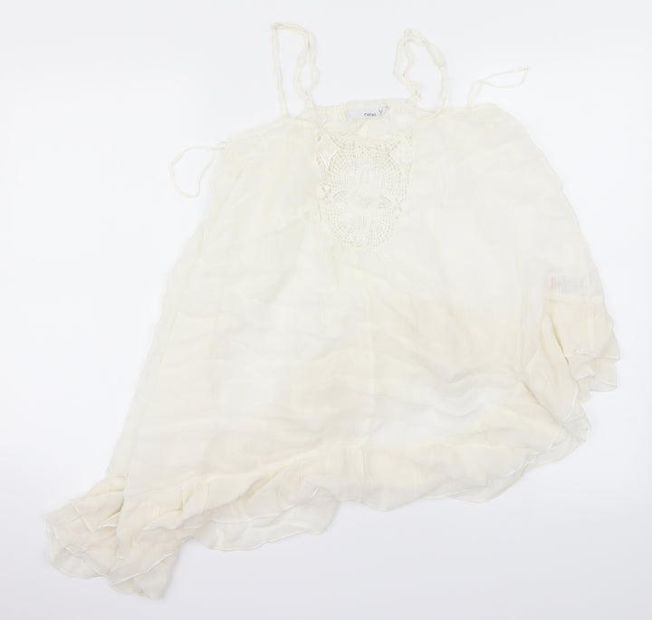 Next Womens Ivory Camisole Blouse Size 8