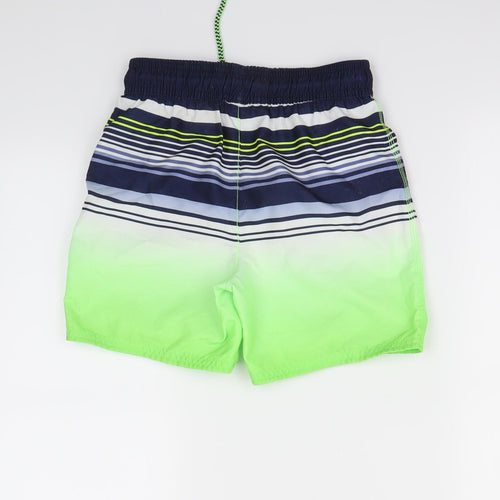 George Boys Multicoloured Striped  Sweat Shorts Size 8-9 Years
