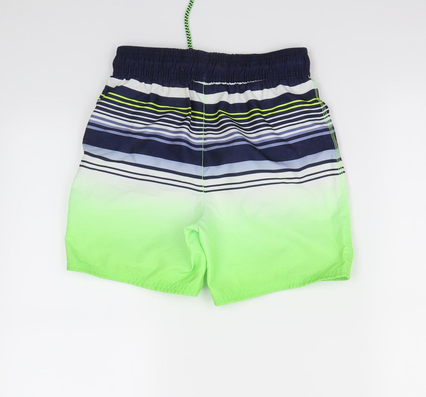 George Boys Multicoloured Striped  Sweat Shorts Size 8-9 Years