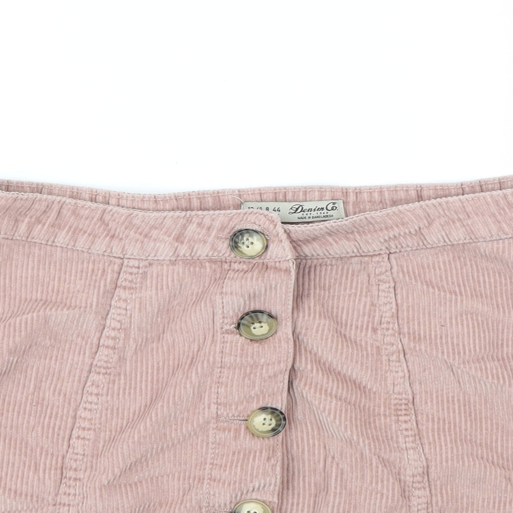 denim&co Womens Pink   Mini Skirt Size 12